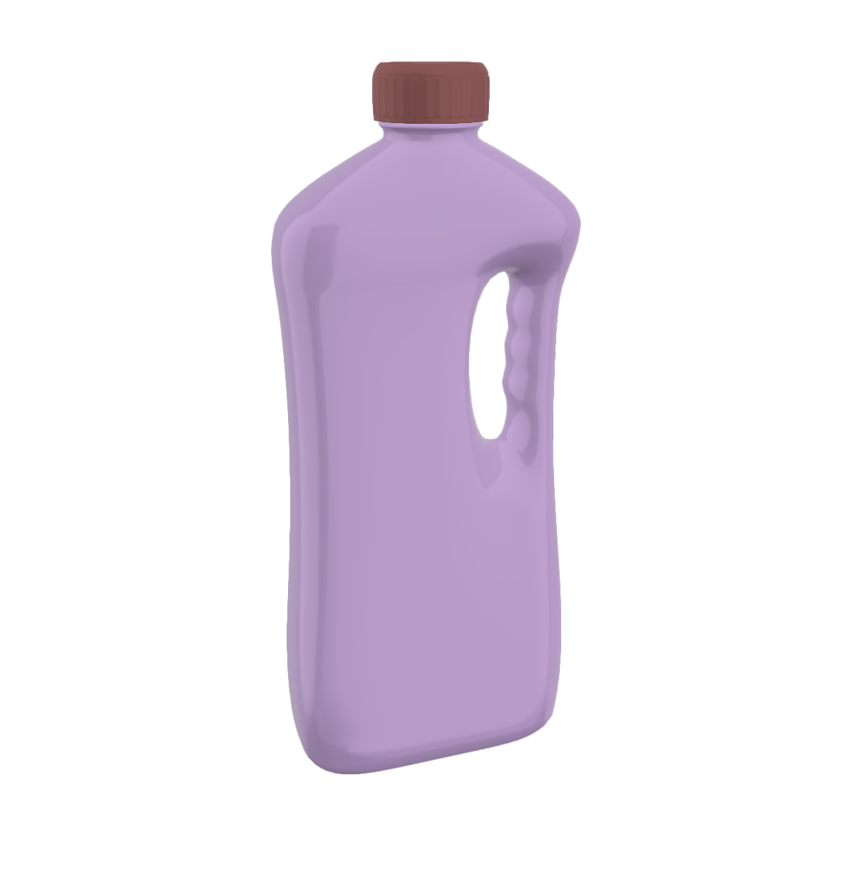 HDPE detergent bottle, 500ml, 3D configurator model